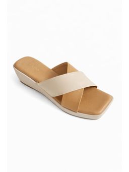 SCENTRA - Women's Wedges Heels - Beige