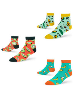 Dynamocks - Cotton Ankle Length Scoks (Pack of 3)