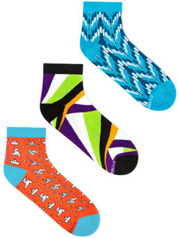 Dynamocks - Cotton Ankle Length Scoks (Pack of 3)