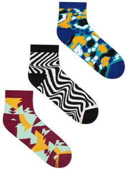 Dynamocks - Cotton Ankle Length Scoks (Pack of 3)