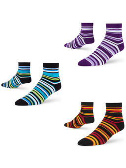 Dynamocks - Cotton Ankle Length Scoks (Pack of 3)