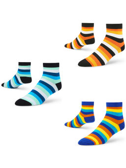 Dynamocks - Cotton Ankle Length Scoks (Pack of 3)
