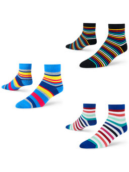 Dynamocks - Cotton Ankle Length Scoks (Pack of 3)