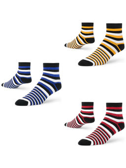 Dynamocks - Cotton Ankle Length Scoks (Pack of 3)