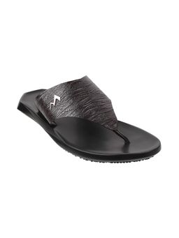 Metro - Men Brown Leather Sandals