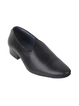 Metro - Men Black Leather Loafers