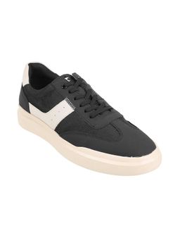 Mochi - Men Black Faux Leather Sneakers