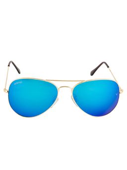 Voyage - Blue Aviator Sunglass for Men & Women (3026MG2385)