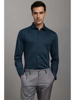 Louis Philippe - Blue Stripes Slim Fit Shirt