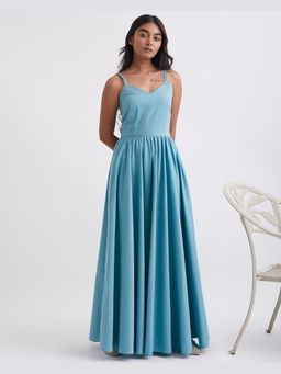 Gatsby Collection - Blue Wild Willow Maxi Dress