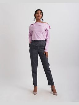 Gatsby Collection - Pink Crescent Turn Up Collar Shirt