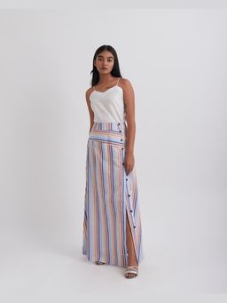 Gatsby Collection - White Love Dove Statement Spaghetti Top