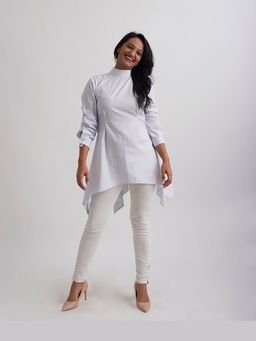 Gatsby Collection - Blue Back Open Cut Out Top