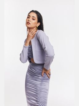 Gatsby Collection - Fosette Bolero Purple Jacket