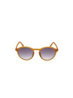 Guess - Men UV Protected Full Rim Grey Lens Round Sunglasses (51)