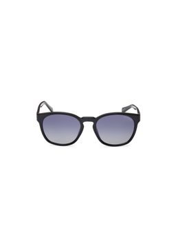 Guess - Men UV Protected Full Rim Grey Lens Oval Sunglasses (54)