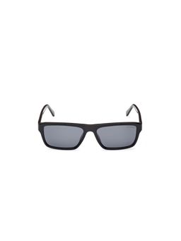 Guess - Men UV Protected Full Rim Grey Lens Rectangle Sunglasses (55)
