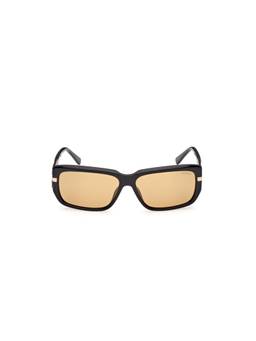 Guess - Men UV Protected Full Rim Brown Lens Rectangle Sunglasses (60)