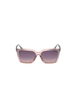 Guess - Women UV Protected Full Rim Grey Lens Square Sunglasses (55)