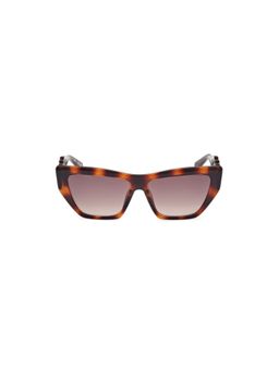 Guess - Women UV Protected Full Rim Brown Lens Cat Eye Sunglasses (54)