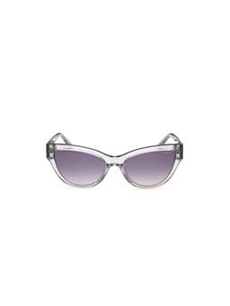 Guess - Women UV Protected Full Rim Grey Lens Cat Eye Sunglasses (56)