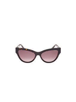 Guess - Women UV Protected Full Rim Brown Lens Cat Eye Sunglasses (56)