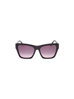 Guess - Women UV Protected Full Rim Grey Lens Square Sunglasses (55)