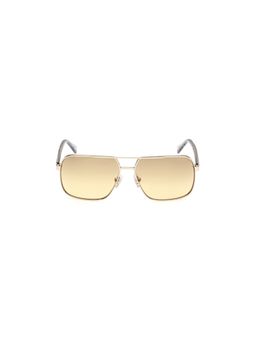 Guess - Men UV Protected Full Rim Brown Lens Square Sunglasses (58)