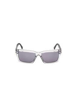 Guess - Men UV Protected Full Rim Grey Lens Square Sunglasses (56)