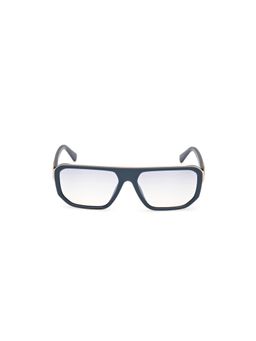 Guess - Men UV Protected Full Rim Grey Lens Square Sunglasses (59)
