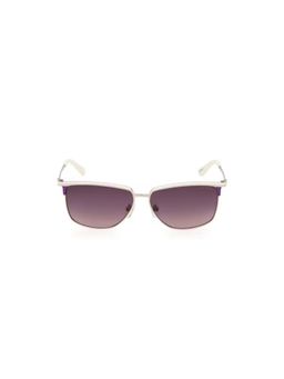 Guess - Women UV Protected Full Rim Pink Lens Square Sunglasses (56)