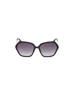Guess - Women UV Protected Full Rim Grey Lens Irregular Sunglasses (55)