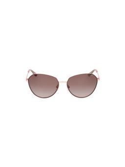 Guess - Women UV Protected Full Rim Brown Lens Oval Sunglasses (60)