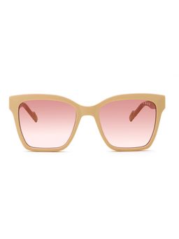 Guess - Women UV Protected Full Rim Brown Lens Square Sunglasses (54)