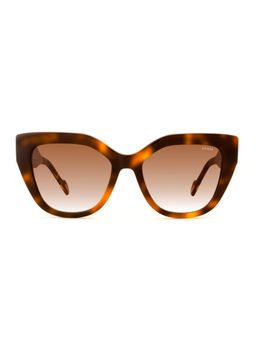 Guess - Women UV Protected Full Rim Brown Lens Butterfly Sunglasses (53)