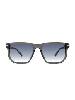 Guess - Men UV Protected Full Rim Blue Lens Square Sunglasses (56)