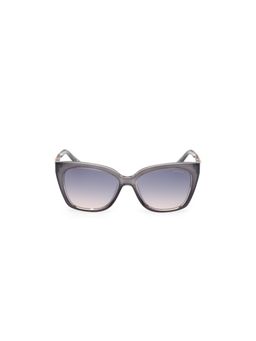 Guess - Women UV Protected Full Rim Grey Lens Oval Sunglasses (53)
