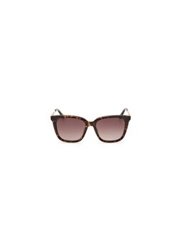 Guess - Women UV Protected Full Rim Brown Lens Square Sunglasses (53)