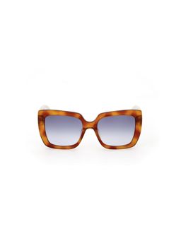 Guess - Women UV Protected Full Rim Blue Lens Square Sunglasses (53)