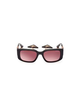 Guess - Women UV Protected Full Rim Brown Lens Rectangle Sunglasses (53)
