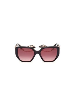 Guess - Women UV Protected Full Rim Pink Lens Square Sunglasses (55)
