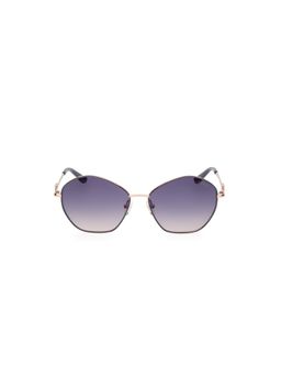 Guess - Women UV Protected Full Rim Grey Lens Butterfly Sunglasses (59)
