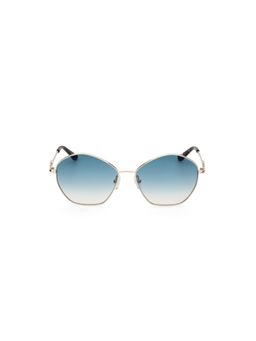 Guess - Women UV Protected Full Rim Blue Lens Butterfly Sunglasses (59)