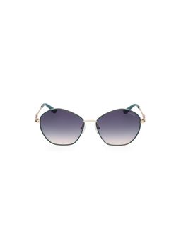 Guess - Women UV Protected Full Rim Blue Lens Butterfly Sunglasses (59)