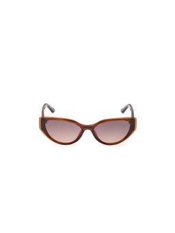 Guess - Women UV Protected Full Rim Brown Lens Cat Eye Sunglasses (52)