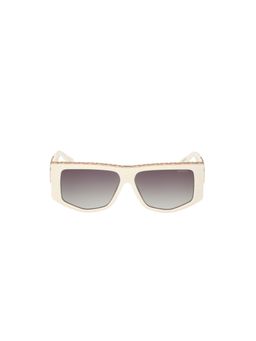 Guess - Women UV Protected Full Rim Grey Lens Irregular Sunglasses (58)