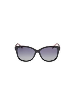 Guess - Women UV Protected Full Rim Grey Lens Oval Sunglasses (58)