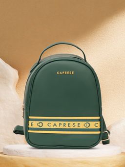 Caprese - Womens Trinity Fashion Medium Dark Green Solid Backpack