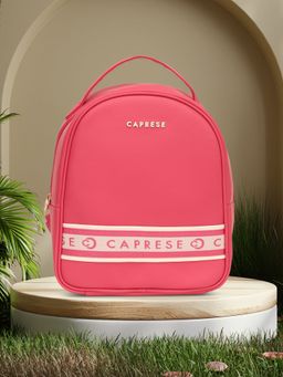 Caprese - Womens Trinity Fashion Medium Pink Solid Backpack