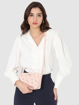 Caprese - Womens Merida Small Pink Floral Print Sling Bag